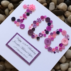 Tarjeta de cumpleaños número 100, fiesta de cumpleaños histórica, tarjeta de cumpleaños hecha a mano, tarjeta de cumpleaños personalizada, YOLO