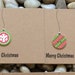 Button bauble christmas cards
