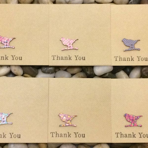 Bird Thank You - Etsy