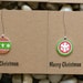 Button bauble christmas cards