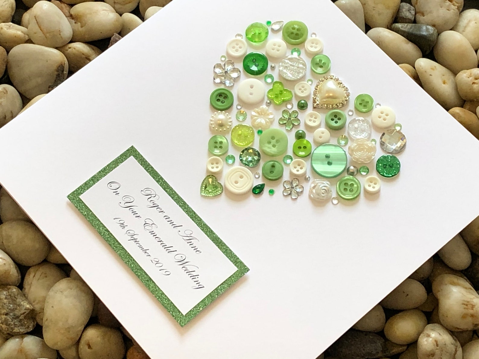 Luxury 35th Wedding Anniversary Card Jade Anniversary Coral | Etsy