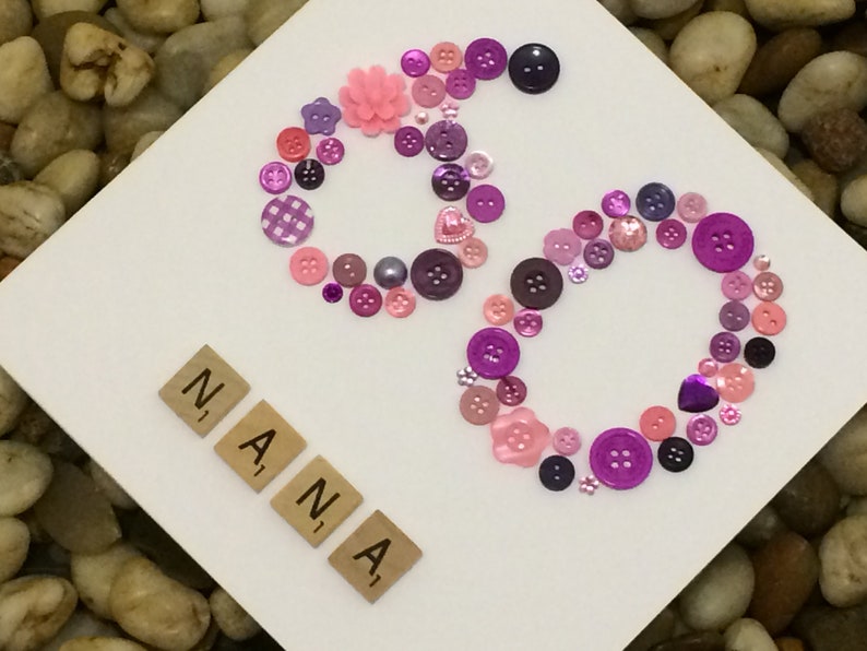 Handmade Birthday Card for Partially Sighted or Blind for Man Etsy UK