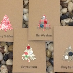 4 Pack Luxury Rustic Holiday Card Set, Christmas Cards, Christmas Cards Handmade, Holiday Cards, Xmas Cards, Cornish Christmas Card Pack