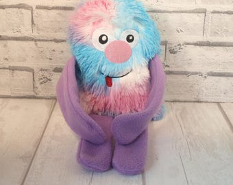 Shaggy monster, Halloween plush, Plushie Monster, Cuddly Monster, Halloween Monster, Big Nosed Monster, Plushie, Stuffie Monster, Soft Toy