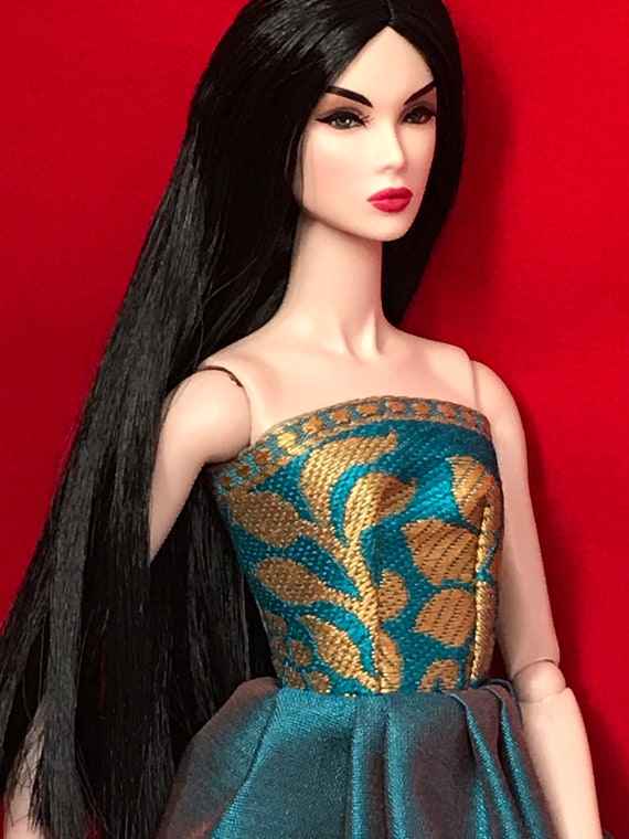 Vestido de muneca REGINA MAHAAN Integrity Toys Teal Dream Etsy Mexico