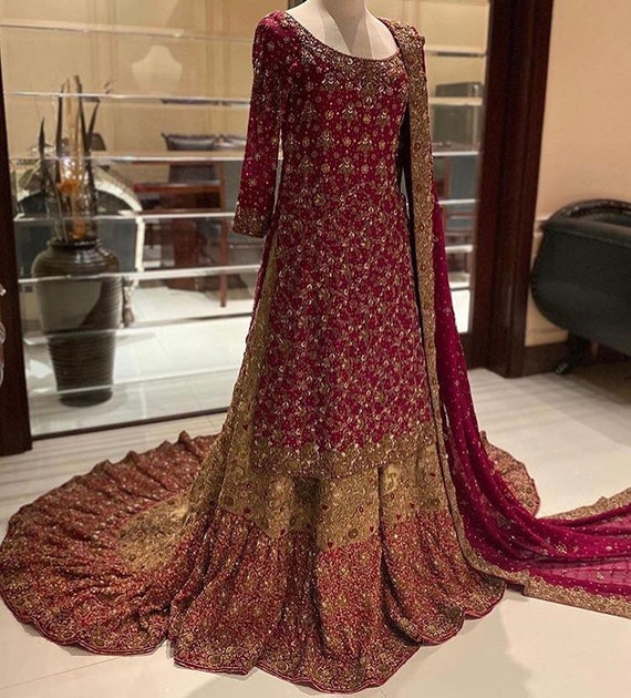 Pakistani Bride Indian Bride Pakistani Clothes Indian Etsy India