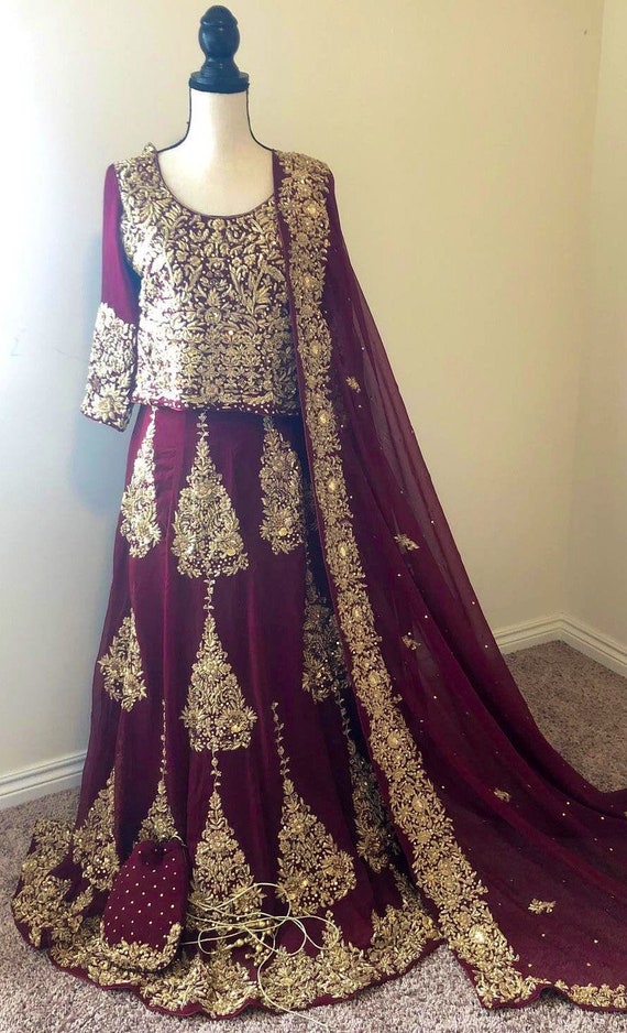 Desi Wedding Dress Designer Lehenga Choli Reception Dress Etsy Sweden