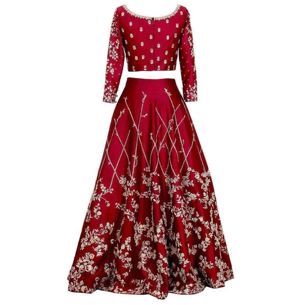 Pakistani Wedding Dress Red Lehenga 