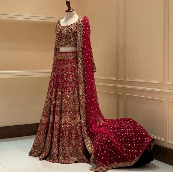 red maroon wedding dresses