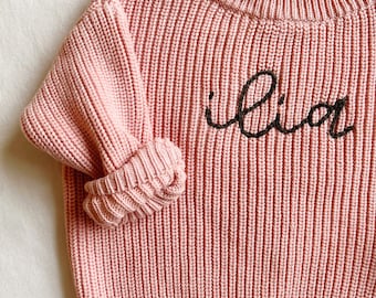 Embroidered Name Sweater