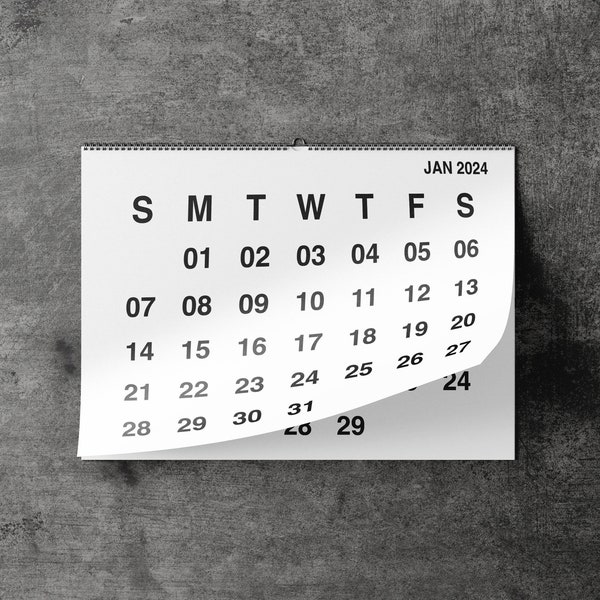 Stendig Calendar Etsy