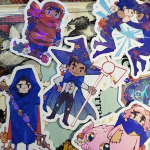 MORE Jayce & Viktor Glitter Stickers