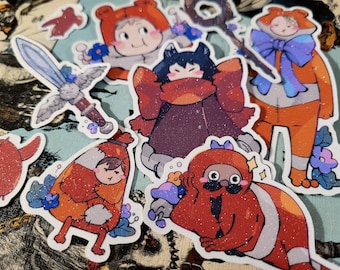 More Dunmeshi Glitter Stickers