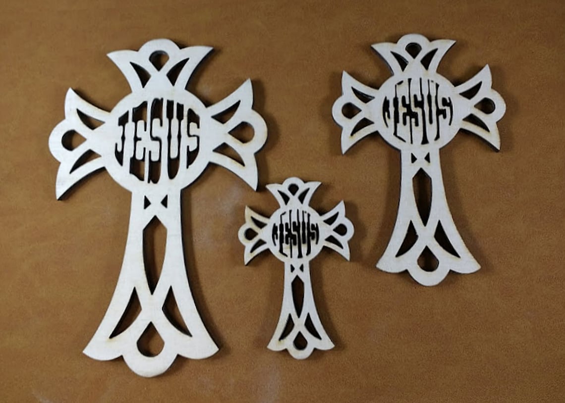 Relcr02 CROSS Religious Decor Home Decor Laser Cut Wall Etsy