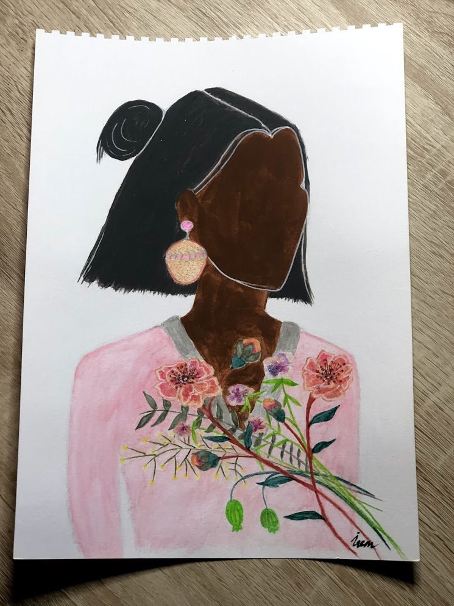 Wire sculpture picture