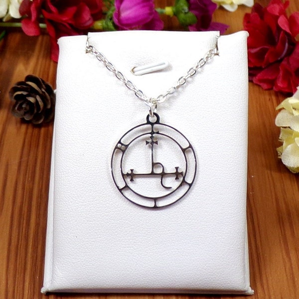 Lilith's Sigil Necklace, Goddess Necklace, Witch Necklace, Pagan Goddess, Woman Necklace, Spiritual Jewelry