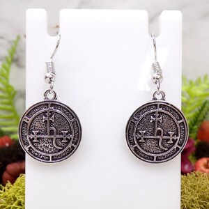 Dainty Lilith's Sigil Earrings, Goddess Earrings, Witch Earrings, Pagan Goddess, Woman Earrings, Spiritual Jewelry