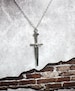 Gothic Sword Necklace - Dagger Necklace - Medieval Sword - Sword Charm - Viking Sword Necklace - Cosplay - D&D - Fantasy Necklace 