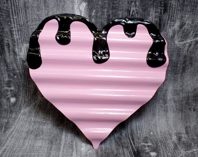 Pink Pastel Goth Heart Demon Blood Heart Dripping Heart Gothic Heart