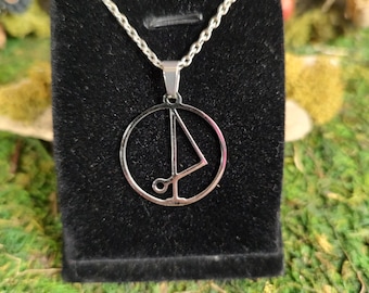 Archangel Jophiel Sigil Necklace, Archangel of Beauty and Creativity, Spiritual Faith Jewelry, Christian, Biblical Angel
