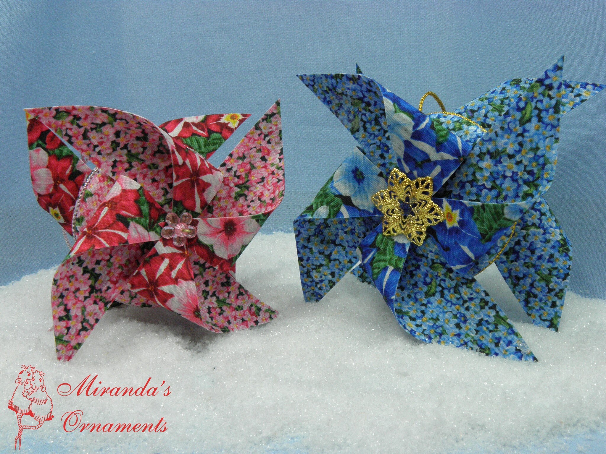 Tutorial Windmill ornament.