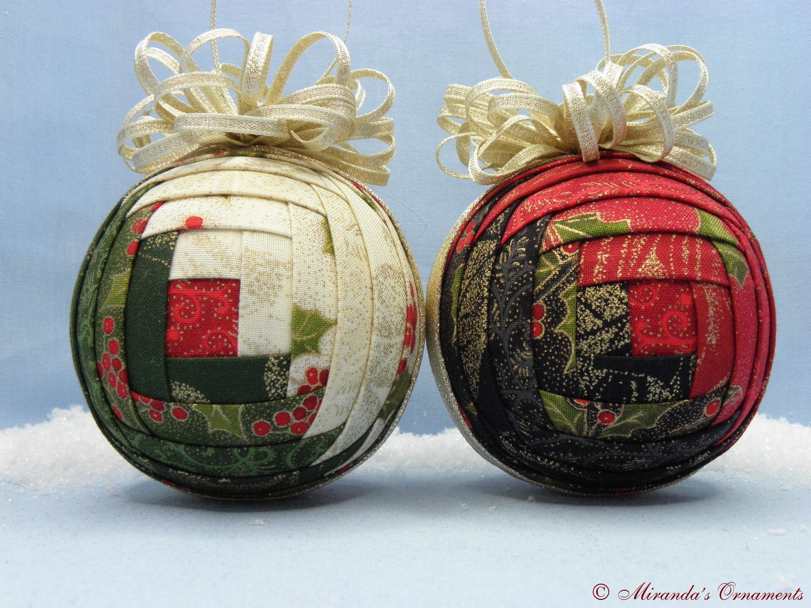 Tutorial Logcabin Ornament English Etsy
