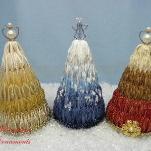 Twisted Tree Ornament Tutorial. No sew!