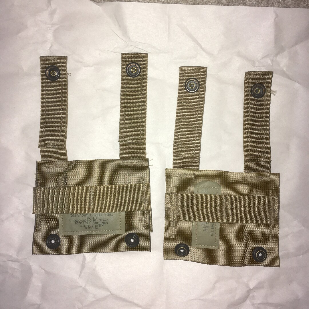Lot of 2 Vintage MOLLE Kbar Adapter NSN 8465015322329 Etsy