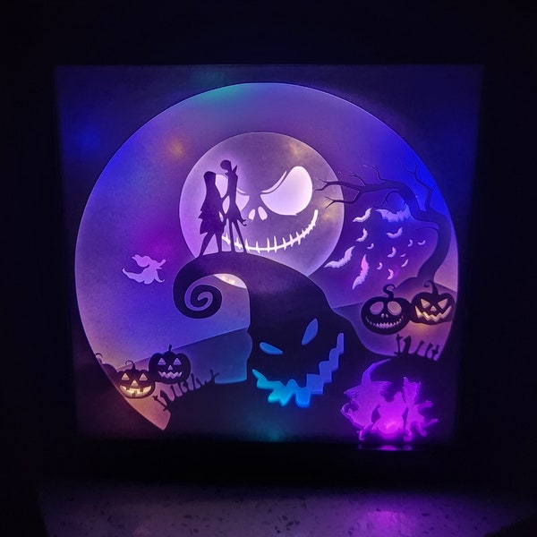 3D Nightmare Shadow Box Digital Download