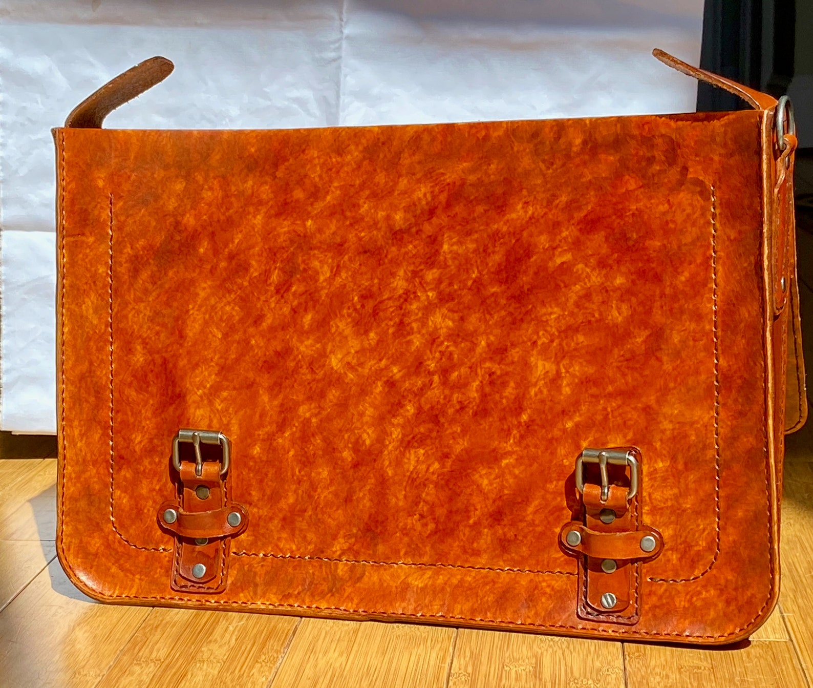 Custom Leather Briefcase Etsy