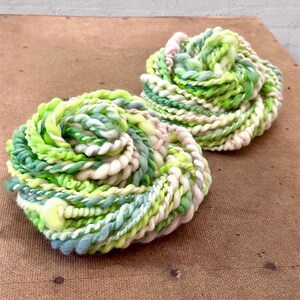 Lily Pad ~ Bulky Spiral Art Yarn