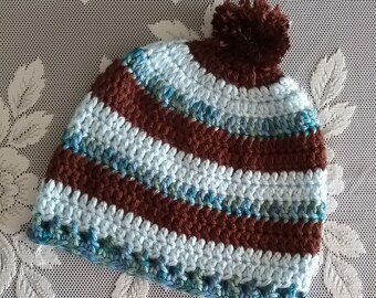 Kids Beanie Hats Handmade Crochet