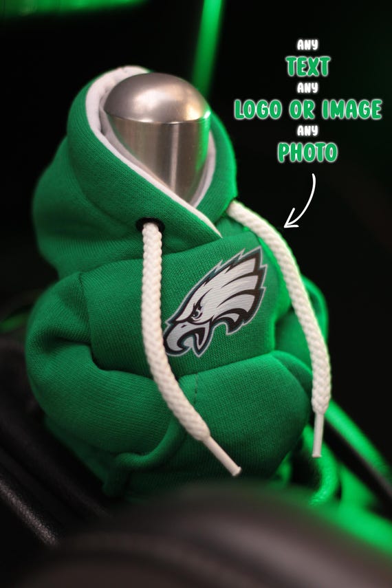 Gear Shift Hoodie with individual design, Shift Knob Hoodie, Mini Shift Knob Hoodie, Gear Shift Cover green color
