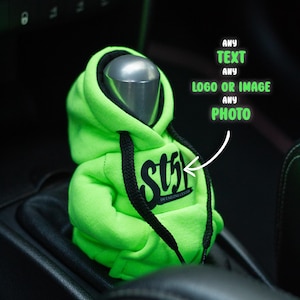 Gear Shift Hoodie with individual design, Shift Knob Hoodie, Mini Shift Knob Hoodie, Gear Shift Cover
