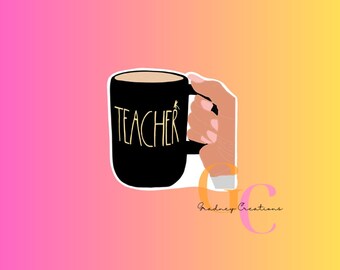 Teacher Mug Sticker