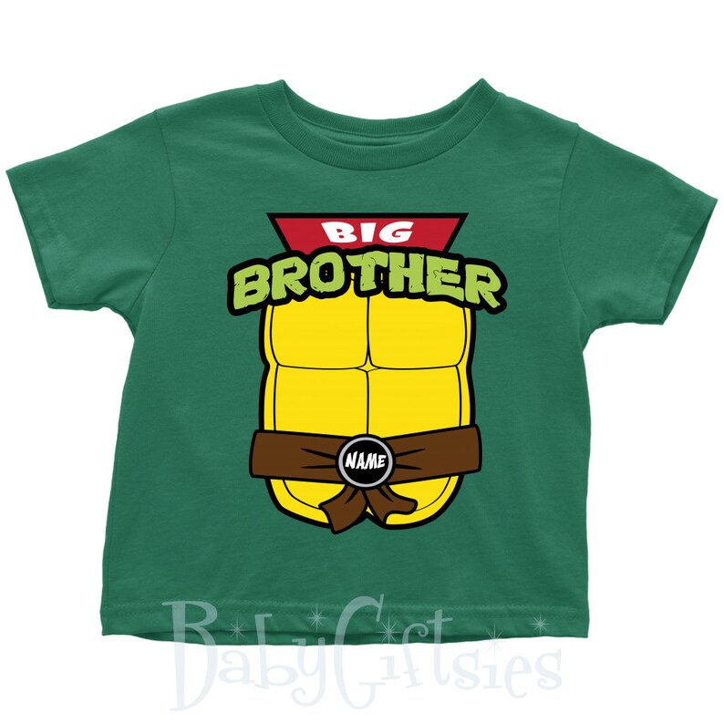 Big Brother Ninja Turtle T Shirt Etsy