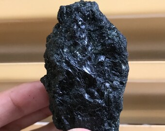 Natural Black Rutile Quartz 89gr From Pakistan 2.6 inch C26