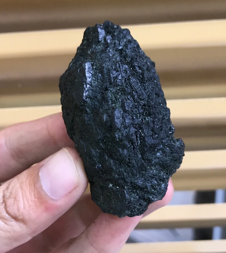 Natural Black Rutile Quartz 89gr From Pakistan 2.6 inch C26