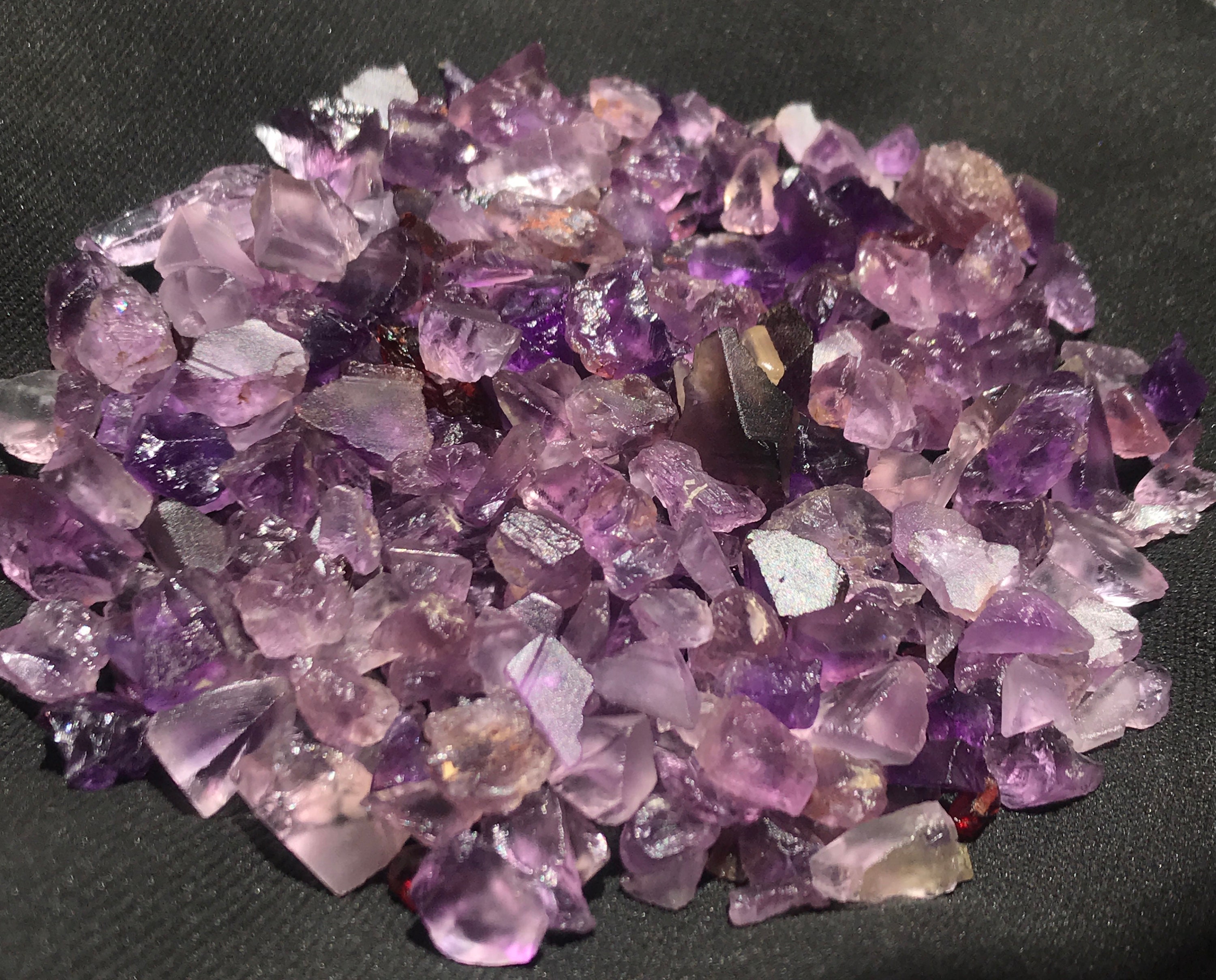 Natural Small Raw Amethyst Crystals Small Amethyst Rough Etsy
