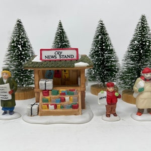 Dept 56 "City News Stand" Christmas In The City 59714 Heritage Village-collectie