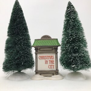 Dept 56 “Christmas In The City Sign” No Box