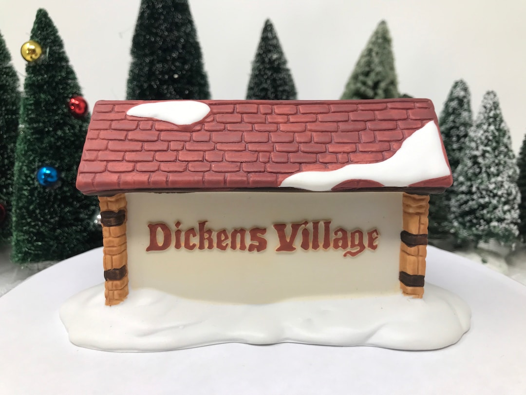 Dept 56 Dickens Village Sign NIB Etsy