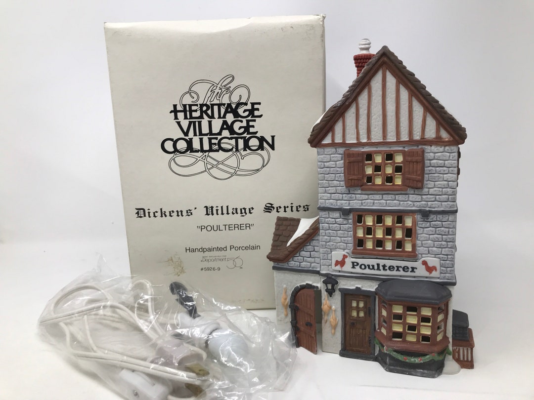 Dept 56 poulterer Dickens Village Series 59269 Heritage Village 