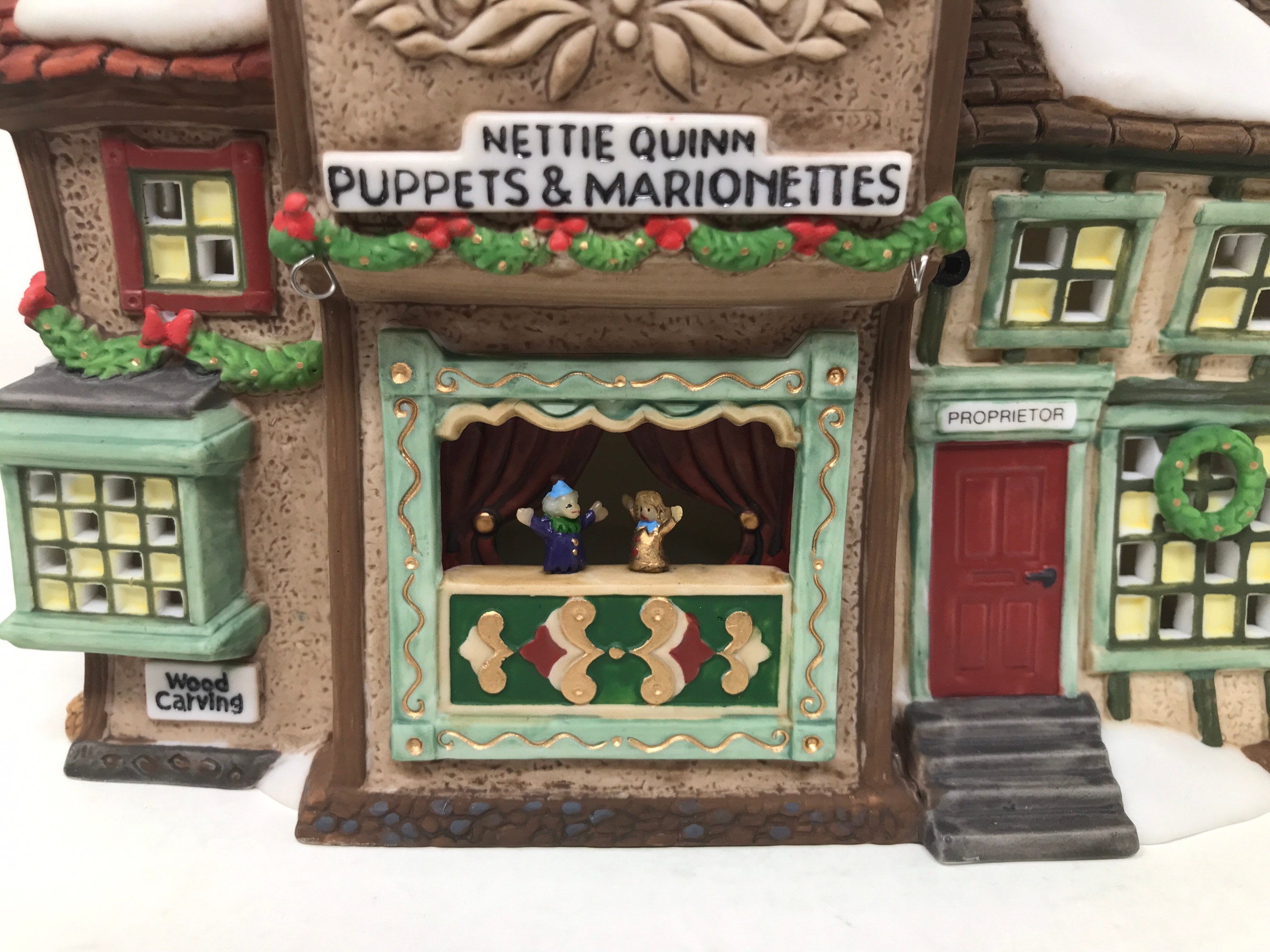 dept 56 nettie quinn puppets marionettes