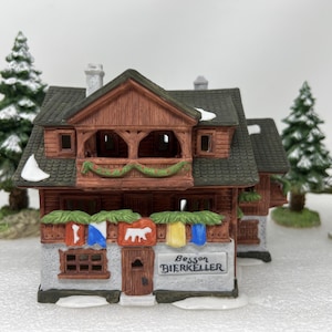 Dept 56 "Besson Bierkeller" Alpine Village-serie 65404 Heritage Village-collectie