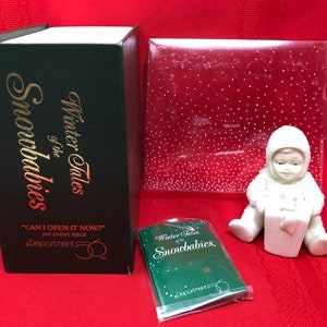 Snowbabies “Can I Open It Now?” Department 56