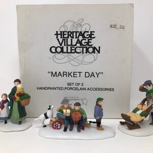 Dept 56 "Market Day" Heritage Village Collection 56413, New England Village