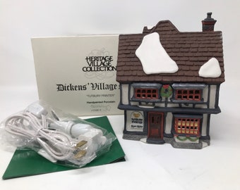 Dept 56 “tutbury Printer” Dickens Village Series 55689