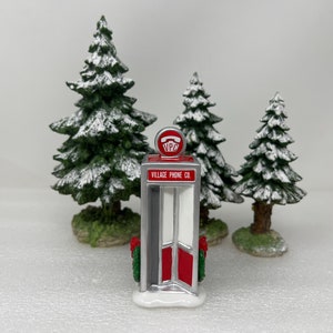 Dept 56 “Village Phone Booth” The Original Snow Village 54747