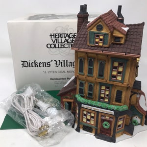Dept 56 “J. Lytes Coal Merchant” Dickens Village Series 58323 Heritage Village Collection